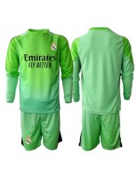 Real Madrid Brankářské Venkovní dres pro děti 2025-26 Dlouhý Rukáv (+ trenýrky)